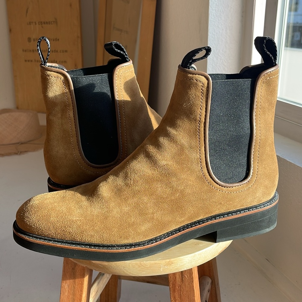 Rag & Bone Suede Leather Chelsea Boot 46